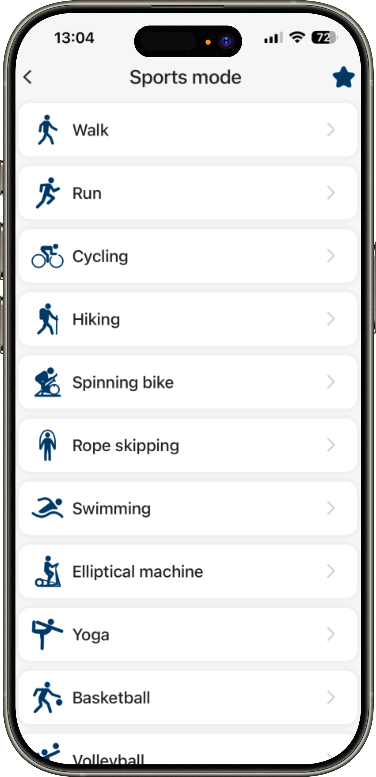 Blaupunkt Ring Pro App - Sports mode